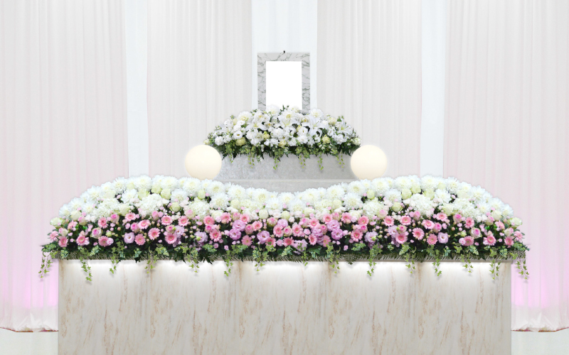 おもいでの絆 標準花祭壇①